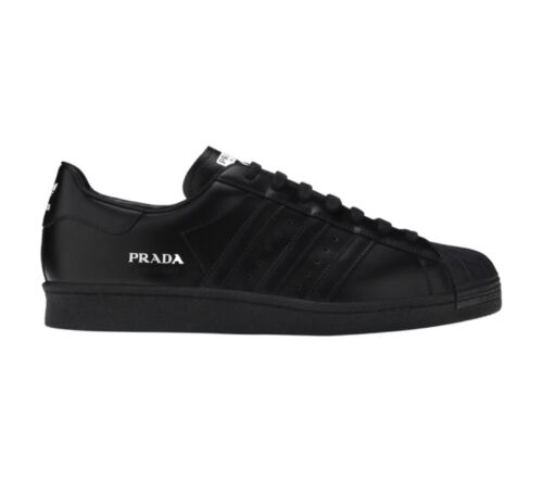 Prada x adidas Superstar Core Black Clack FW6679 Men's Size Prada x adidas Superstar Core Black Clack FW6679 Men's Size