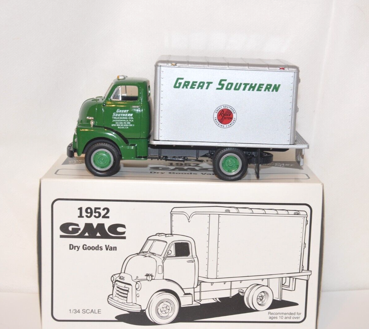 First Gear 1/34 Scale 1952 GMC Dry Goods Van Great Southern | eBay