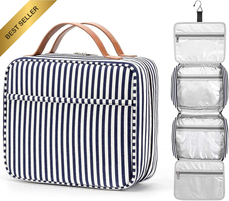 Hanging Travel Toiletry Bag, Large Capacity Cosmetic Waterproof Makeup Organiser