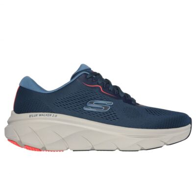 Skechers Men's Relaxed Fit: D'Lux Walker 2.0 - Swave Navy/Blue - 232714-NVBL Col