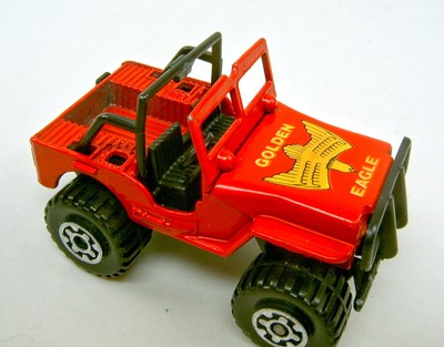 Matchbox Superfast 05D 4 x 4 Jeep rot Golden Eagle Macau