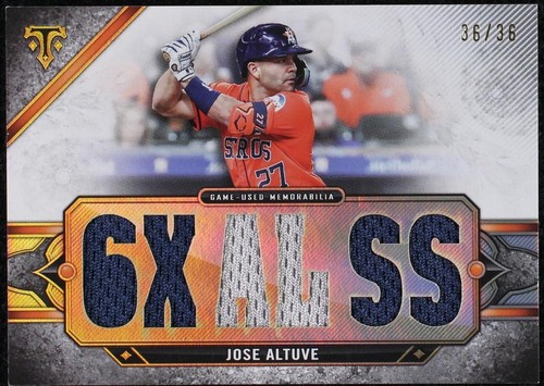 2024 Topps Triple Threads - Jose Altuve #TTR-JOA