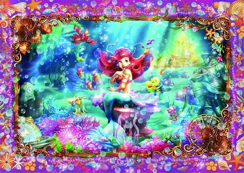 266Pcs Jigsaw Puzzle Little Mermaid Beautiful Mermaid Gyutto