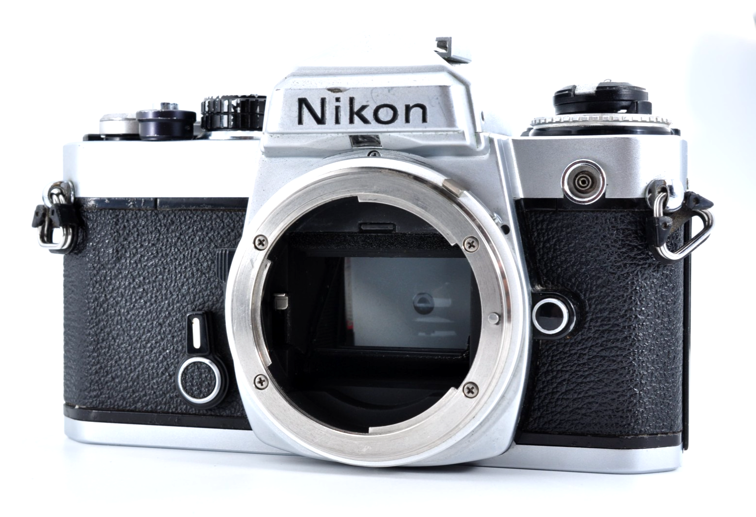 美品 Nikon FE Silver Nikon FE Silver 35mm SLR Film Camera Body From JAPAN [Near