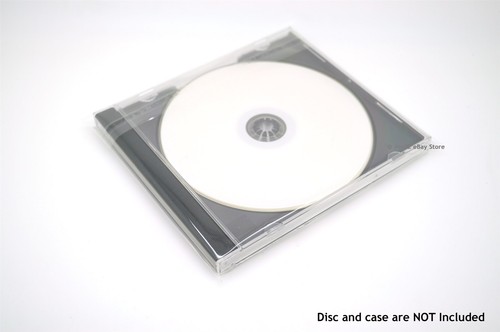 500 OPP Resealable Plastic Wrap Bag for Standard 10.4mm CD Jewel Case Peal&Seal