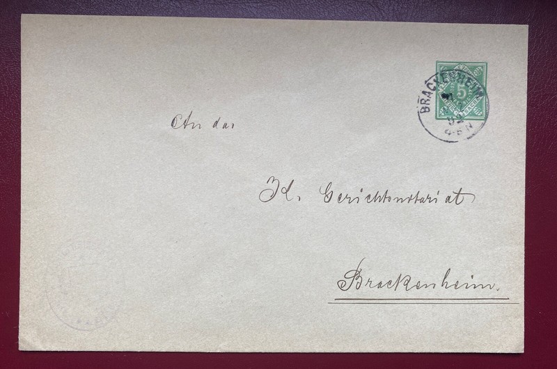 Ganzsache Brackenheim -5882