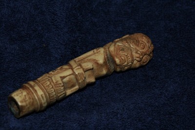 Keris Kris Indonesian Knife Handle; Antler Guardian Of Graveyards