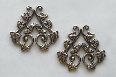 1 Pc Lot #4107 LARGE ANTIQUED GOLD SQUARE OPEN FILIGREE COMPONENT 