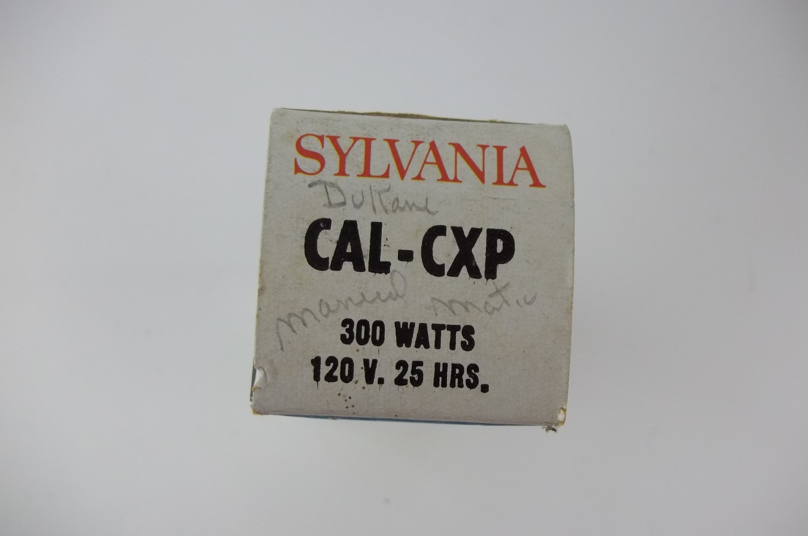 NOS Sylvania Projector Lamp Bulb CAL/CXP 300w 120v Slide Movie Projector