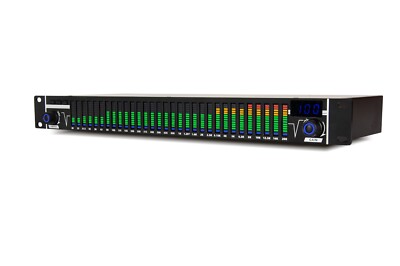 Queens Sound  31 Band Graphic Equalizer with Spectrum Vu meter 1u rack mount