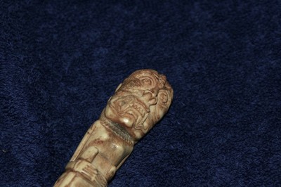 Keris Kris Indonesian Knife Handle; Antler Guardian Of Graveyards