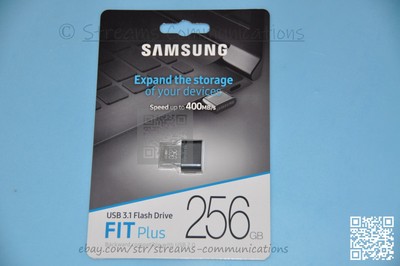 Samsung 256GB FIT Plus USB 3.1 Flash Drive MUF-256AB/AM /NEW