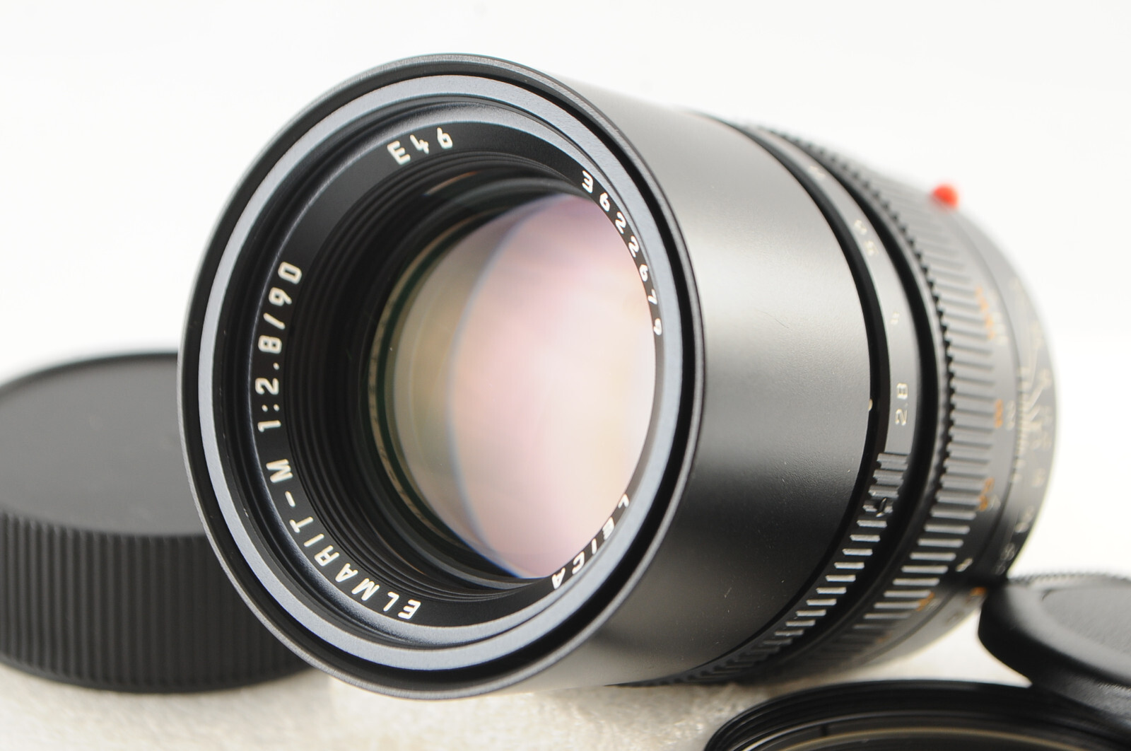 LEICA - ■良品■LEICA ELMARIT-M 90mm F2.8 E46 LEICA Elmarit M 90mm f2.8 E46 Telephoto Lens M Mount 【Exc+5