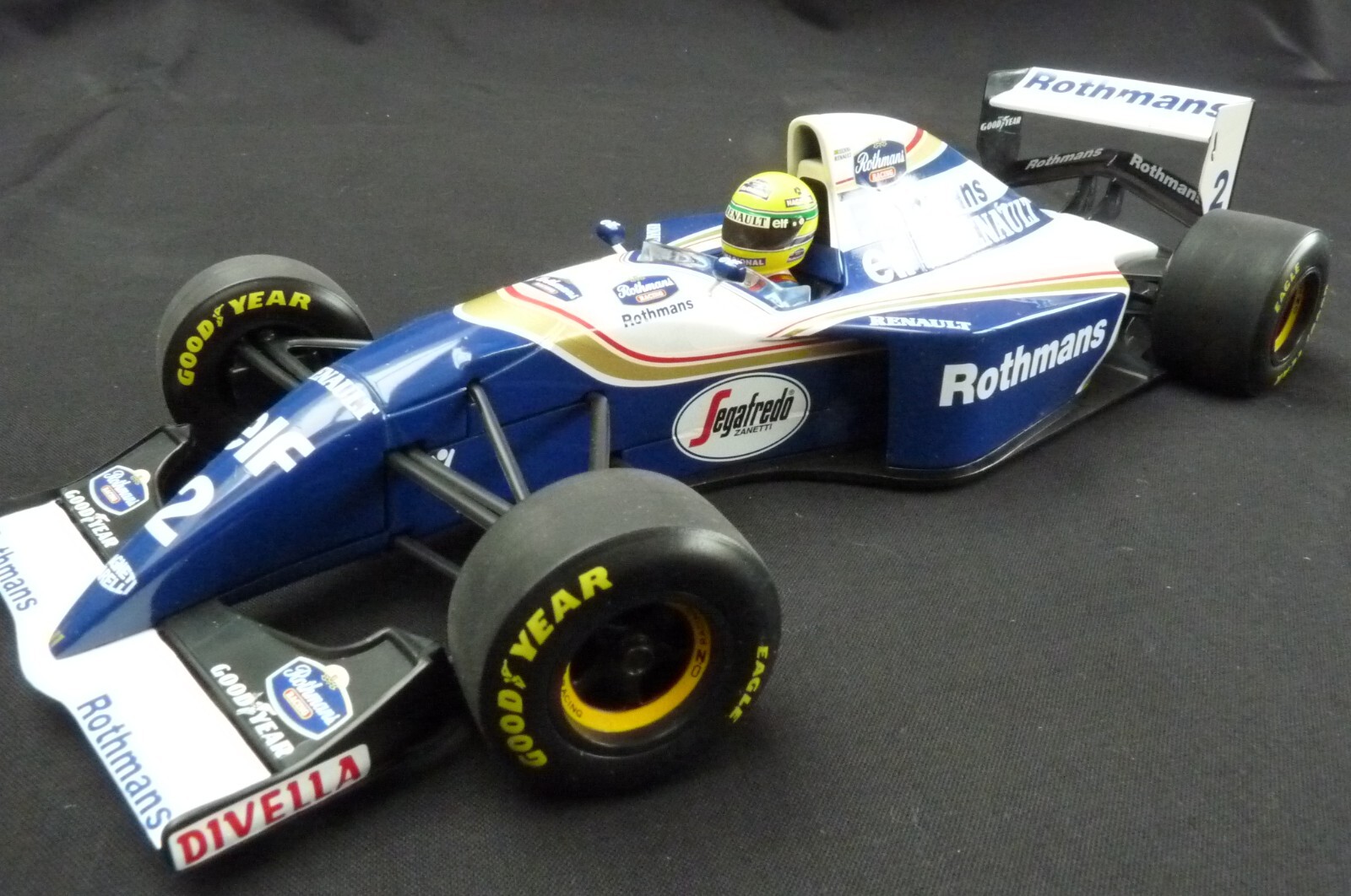 ナマズ1/18 ウィリアムズ FW16 ウェザリング Rothmansセナ 1994 Minichamps Rothmans Williams Renault Fw16 Ayrton Senna