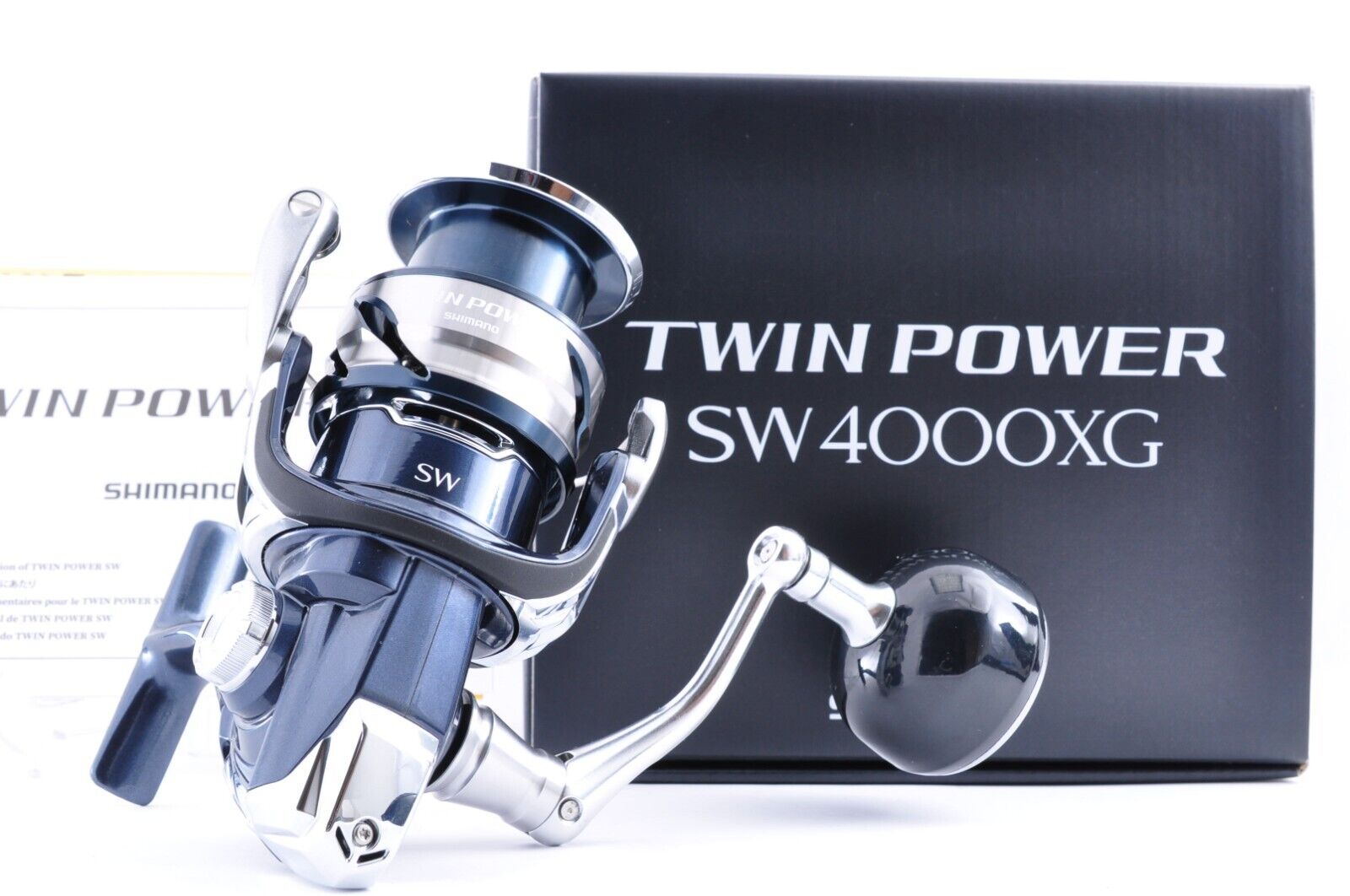 Shimano Spinning Reel 21 TWIN POWER SW 4000XG Gear Ratio 6.2 Shimano Spinning Reel 21 TWIN POWER SW 4000XG Gear Ratio 6.2