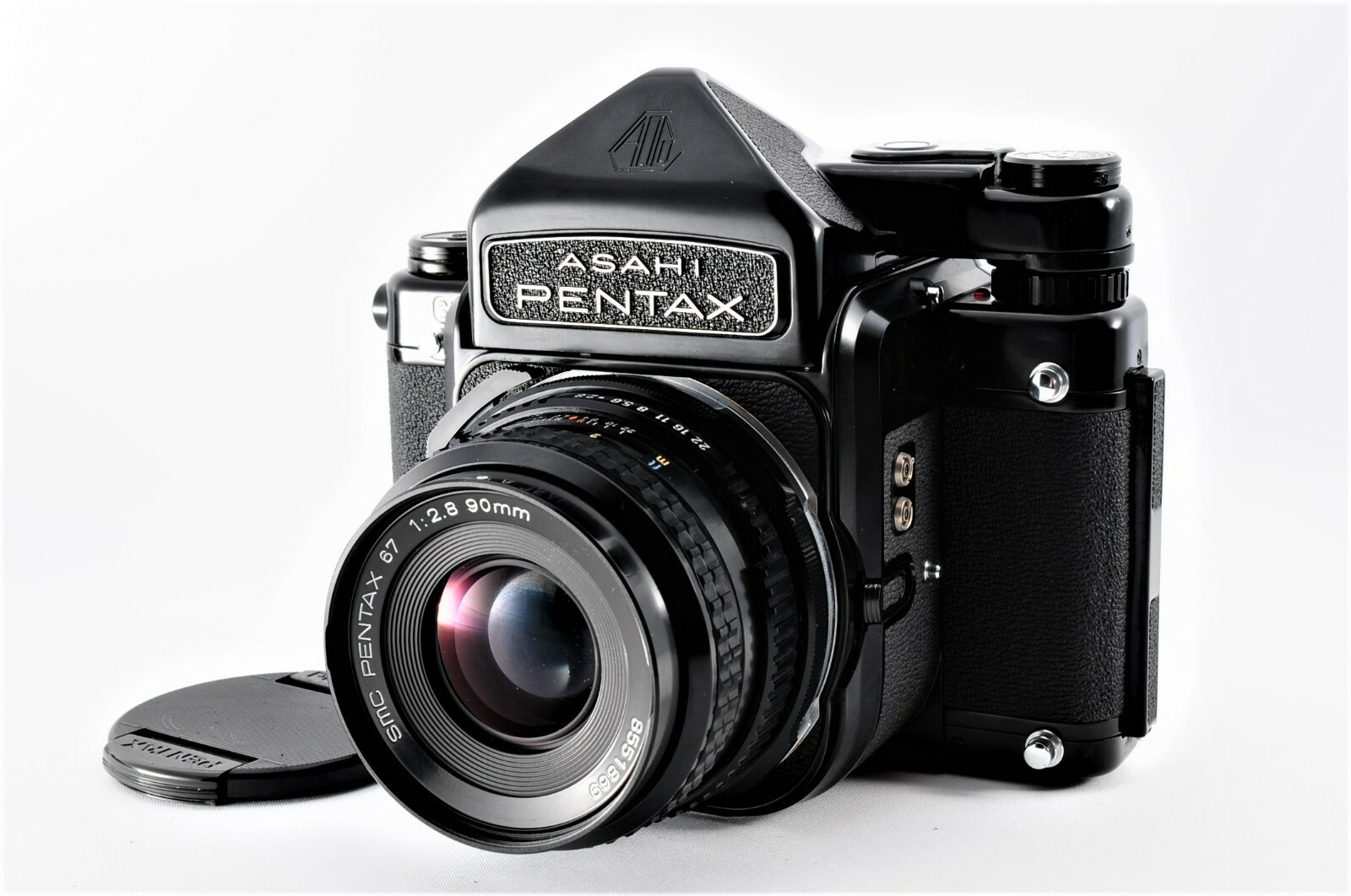バケペン　ASAHI PENTAX 6×7 smc 1:2:8 EXC+5 Pentax 6x7 67 TTL Mirror Up Camera + SMC P 67 90mm f