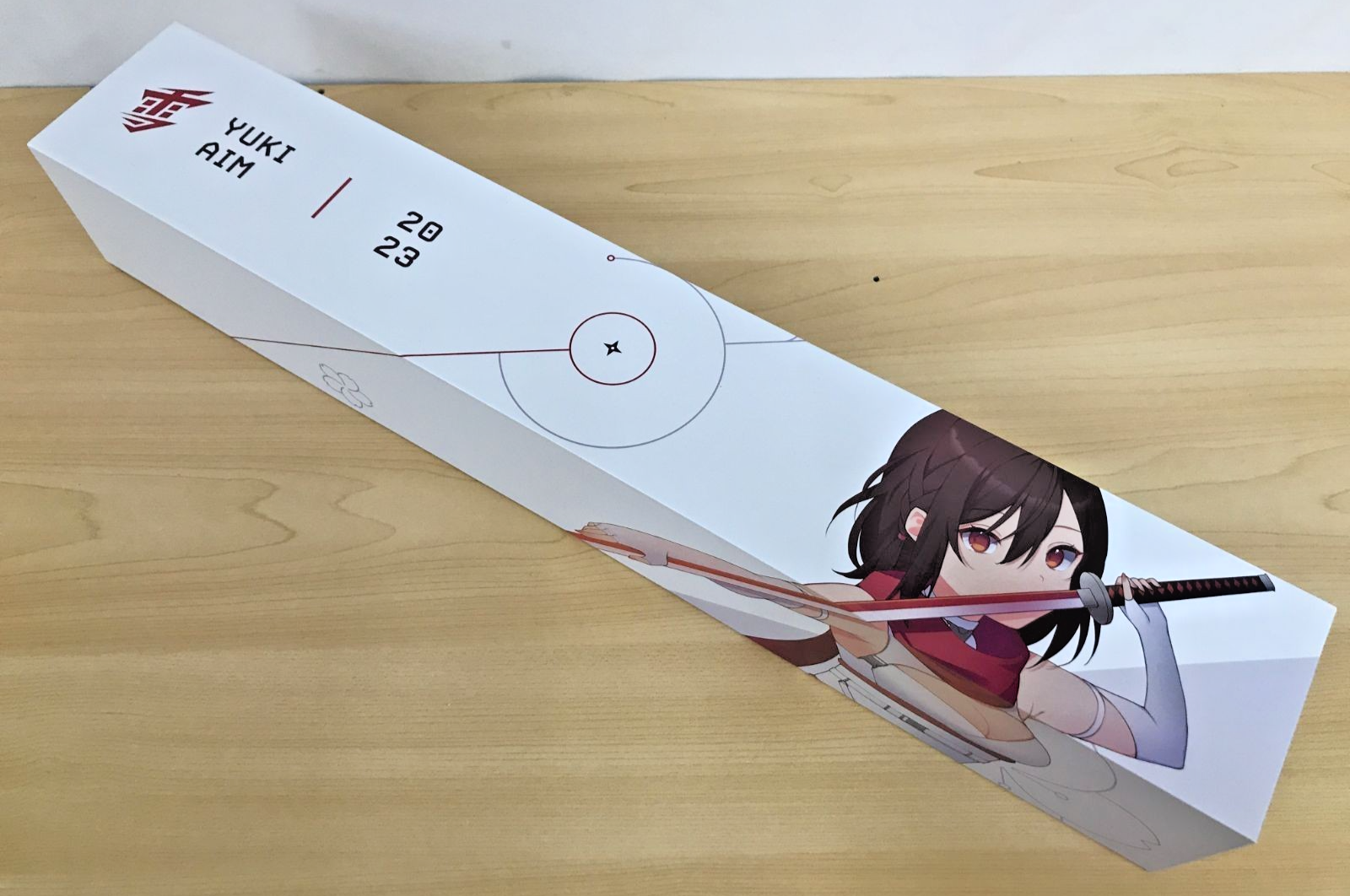 Yuki Aim 2023 Drop 1 White Katana XL Mousepad Limited