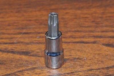 SK Hand Tools 45445 Tamper Proof Torx 45  T45 Bit socket 3/8'' drive Made in USA 