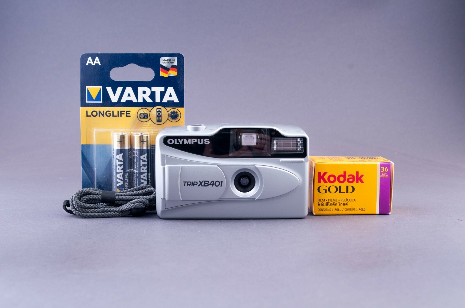 [新品・未使用]OLYMPUS DP-401 WHITE Olympus Trip XB401 BOX 35mm Point & Shoot Film Camera