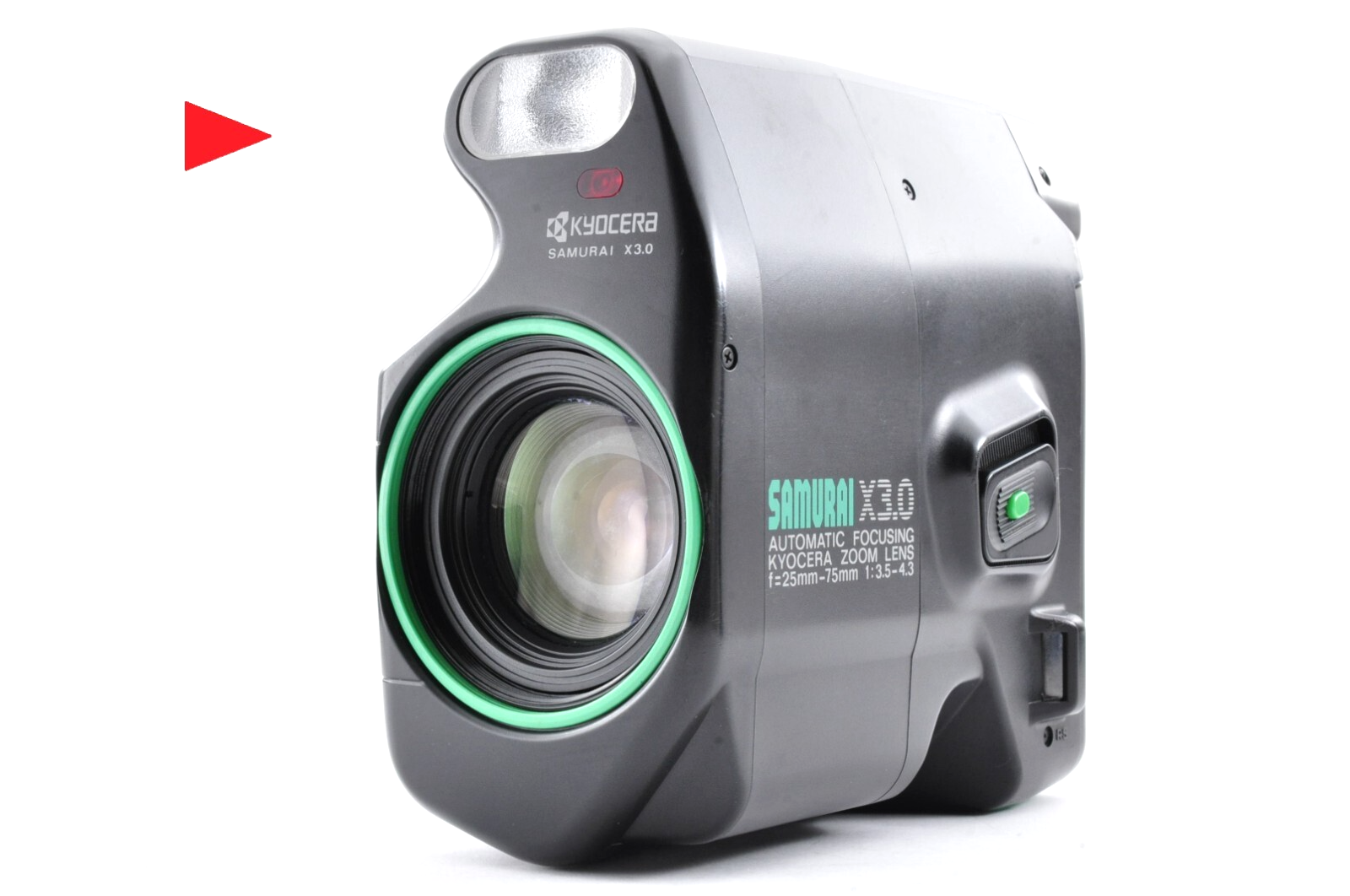 Kyocera Samurai x3.0 Half Frame Compact Camera Green