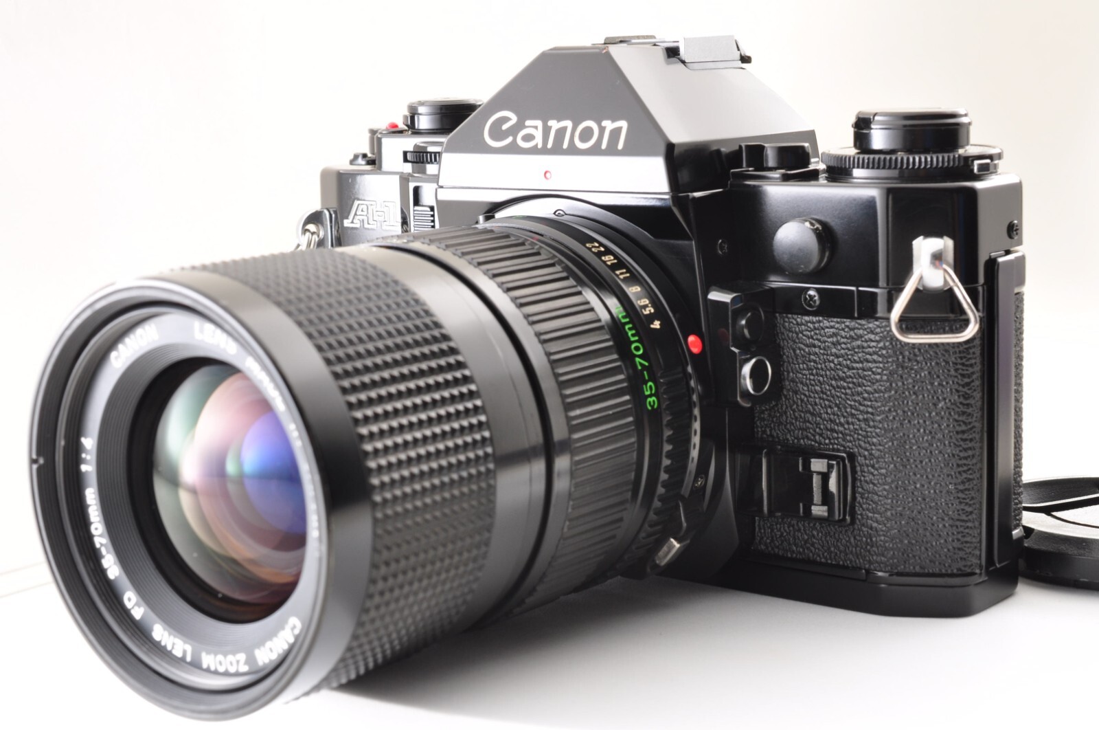 キャノンA-1 canon a-1 ZOOM LENSFD 35-70mm F4 Canon A-1 Black Film Camera /New FD 35-70mm f4 MF Lens