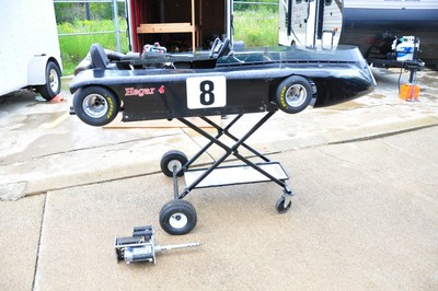 EMMICK 100CC ENDURO,LAYDOWN KART W/ HYDRO BRAKES, STARTER,NEW TIRES and Stand