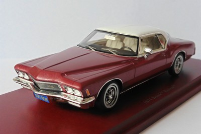 ミニカー TSM Model 1971 Buick Riviera TSM 1:43 BUICK RIVIERA 1971 STRATOMIST BLUE True Scale Model