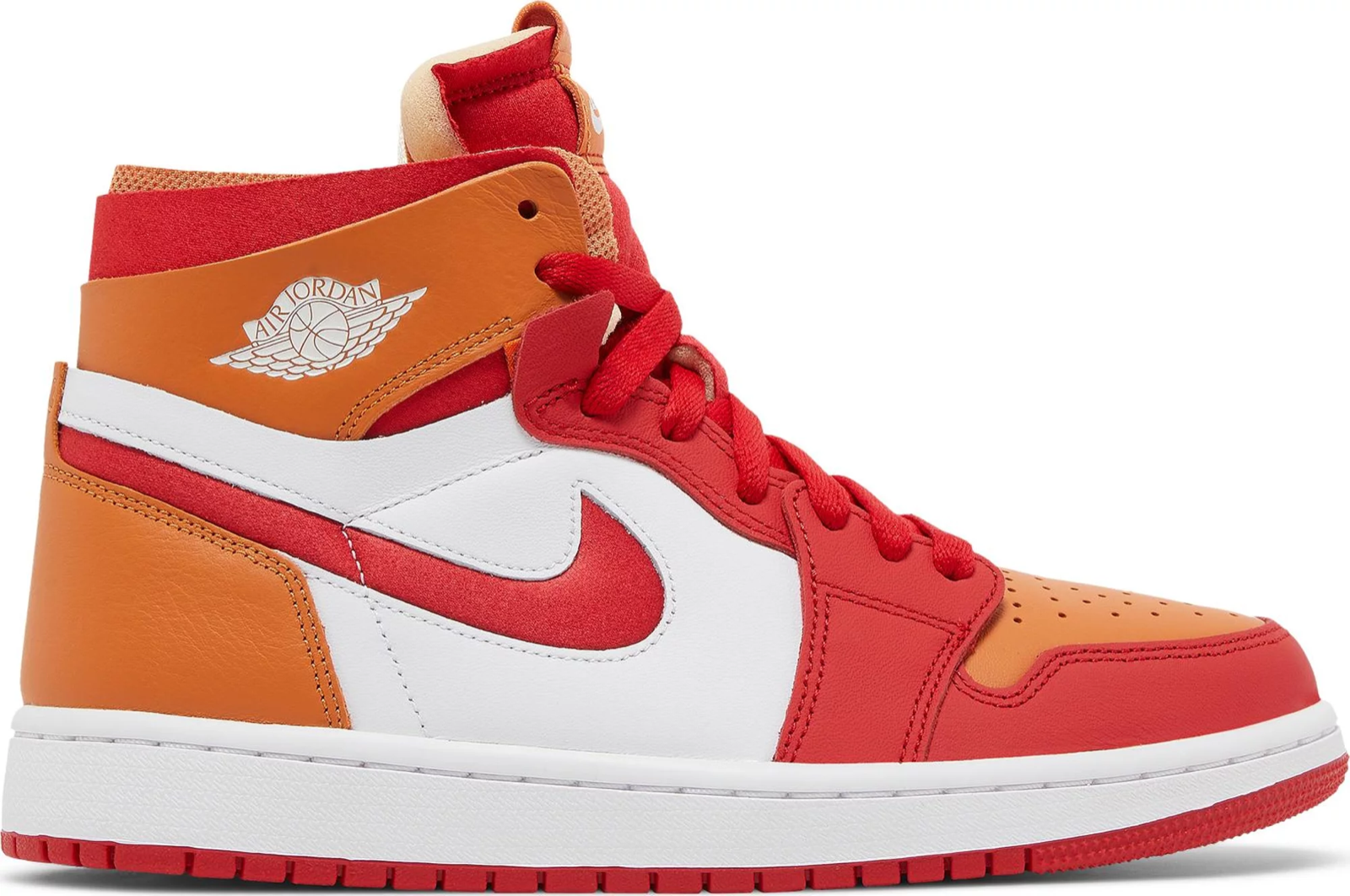 

Nike W Air Jordan 1 Zoom Air CMFT Fire Red Hot Curry CT0979-603 женские 10,5, Красный, Air Jordan 1