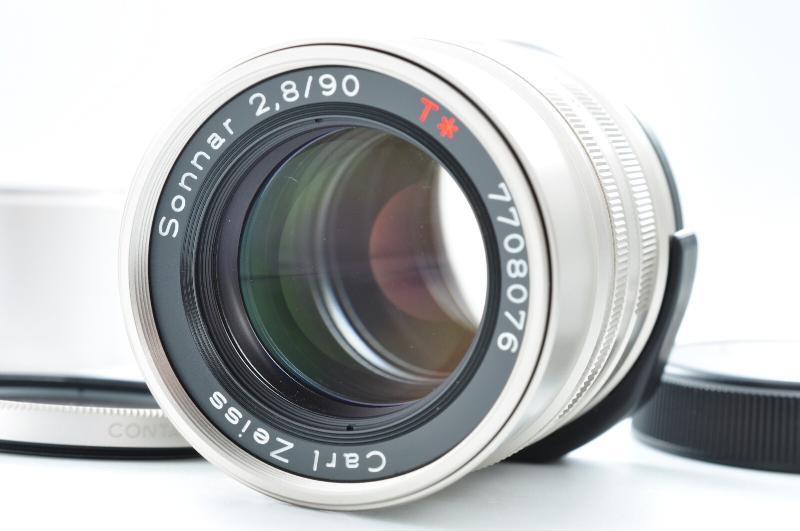 Near Mint-] Contax Carl Zeiss Sonnar 90mm f/2.8 T* Lens for