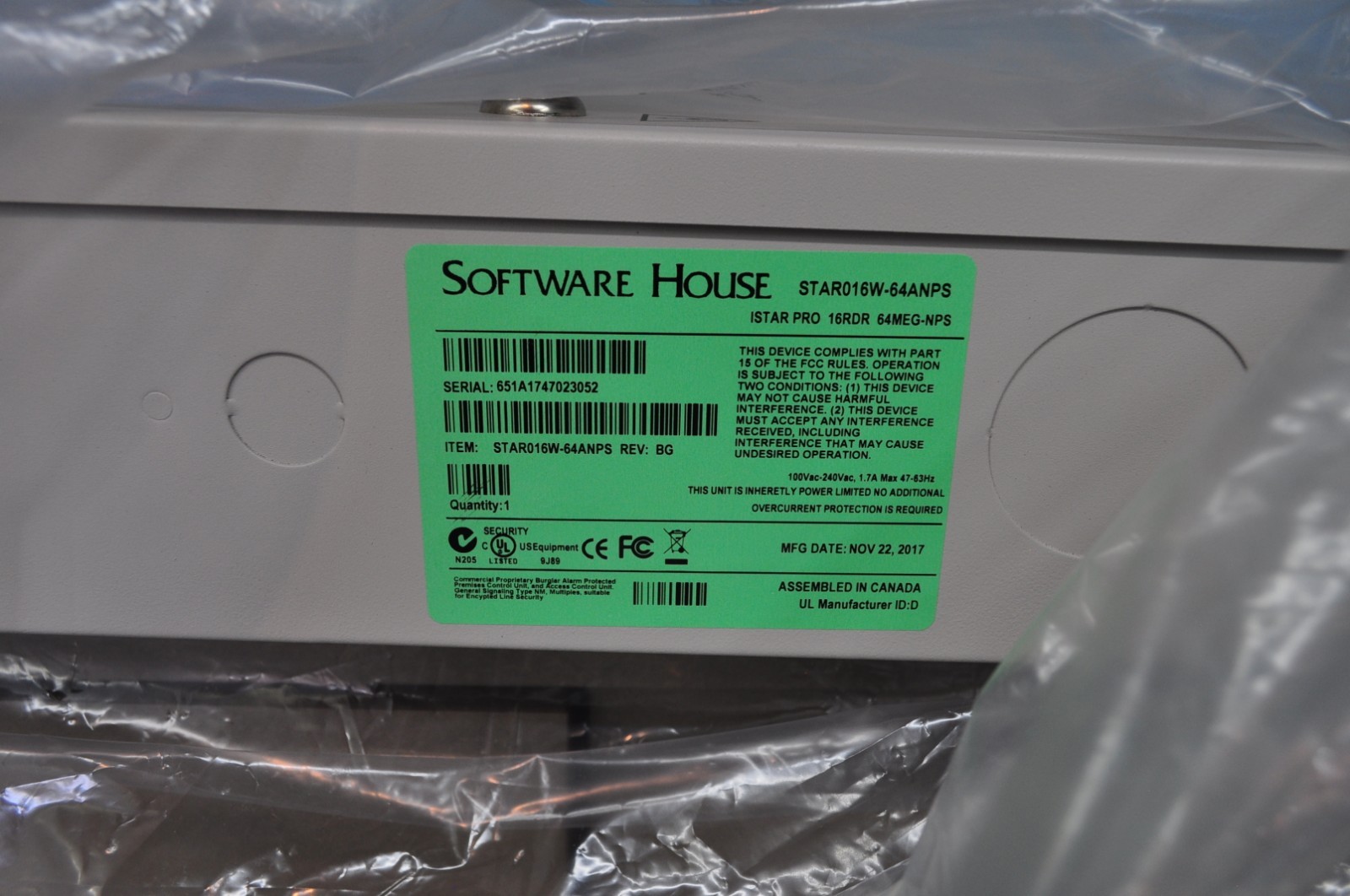 Ccure Software house iSTAR PRO STAR016W-64 16 readers with software NEW NEW