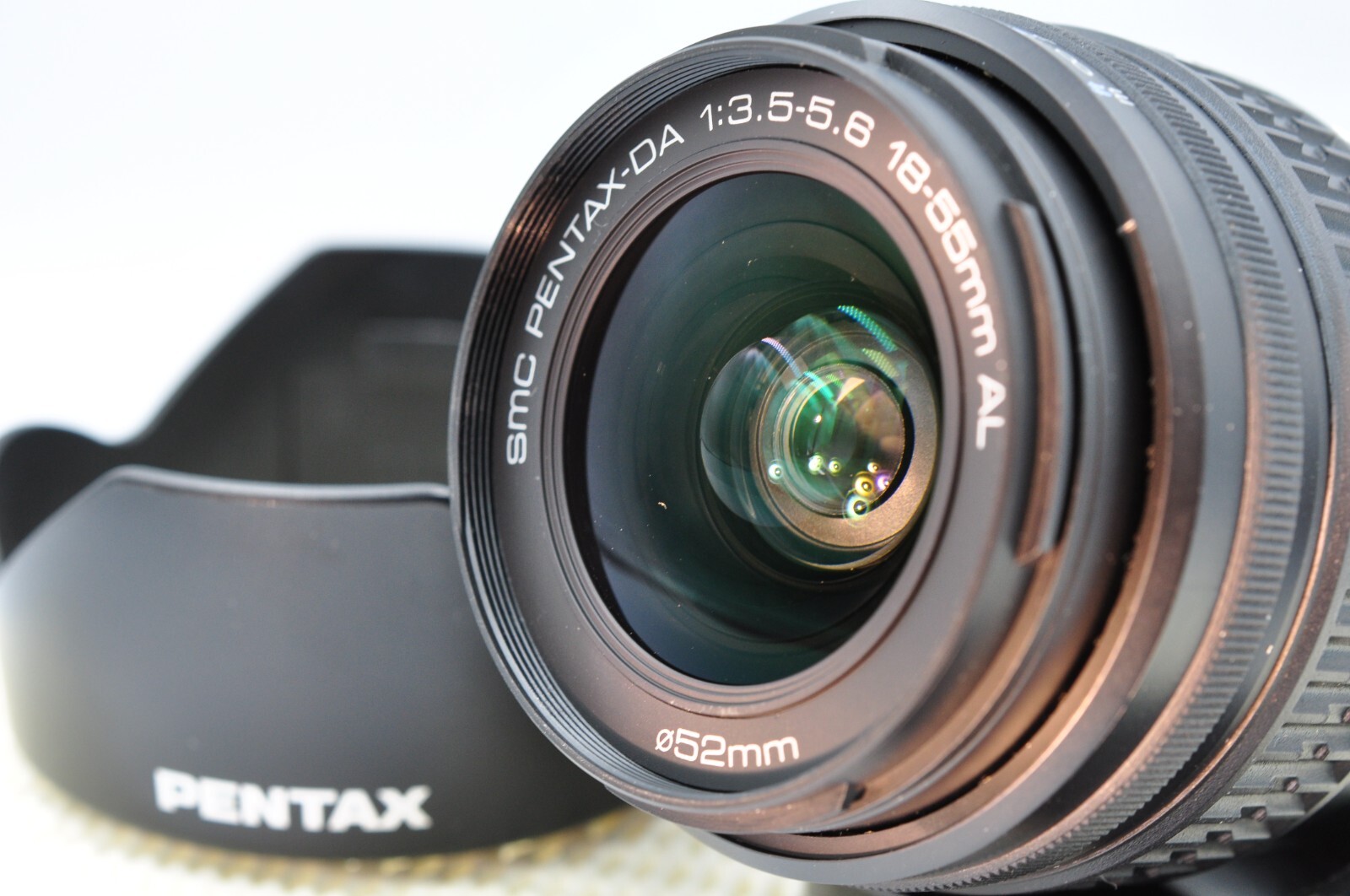 【美品】smc PENTAX-DA 18-55mmF3.5-5.6AL Pentax SMC PENTAX DA 18-55mm F3.5-5.6 AL W/hood from Japan