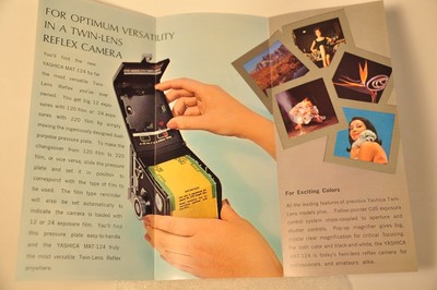 Yashica, MAT-124 Brochure, ORIGINAL! c1967