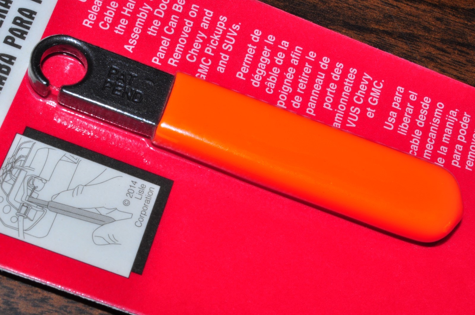 Door Panel Latch Release Tool Lisle 34920 For Chevy Gmc Truck. New