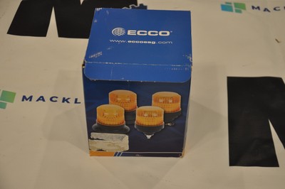 Ecco LED Beacon Amber Beacon 12-24V 27W  Magnetic Beacon 2-Wire