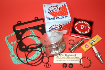 KAWASAKI 95-99 KEF300 Lakota Piston Kit,TE Gasket Set & Spark Plug 3rd 76.75mm