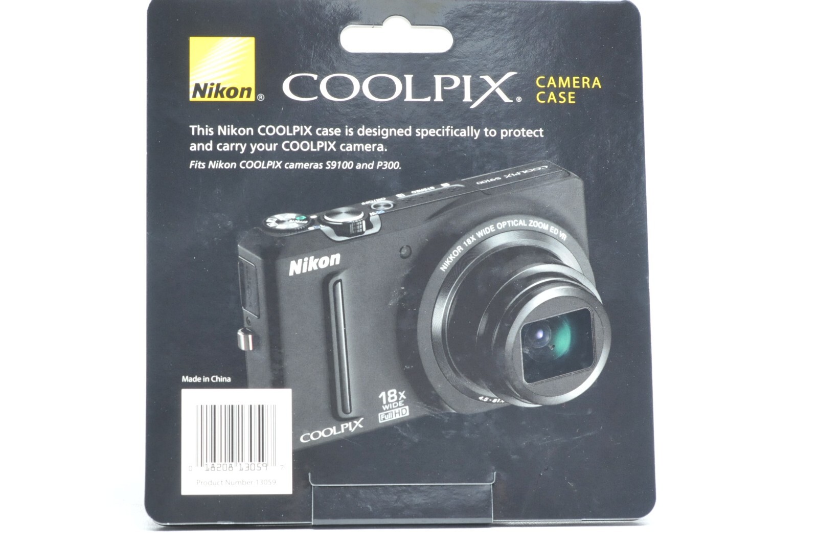 Nikon CoolPix S9100/P300 Deluxe Compact Leather Camera Case Nikon CoolPix S9100/P300 Deluxe Compact Leather Camera Case