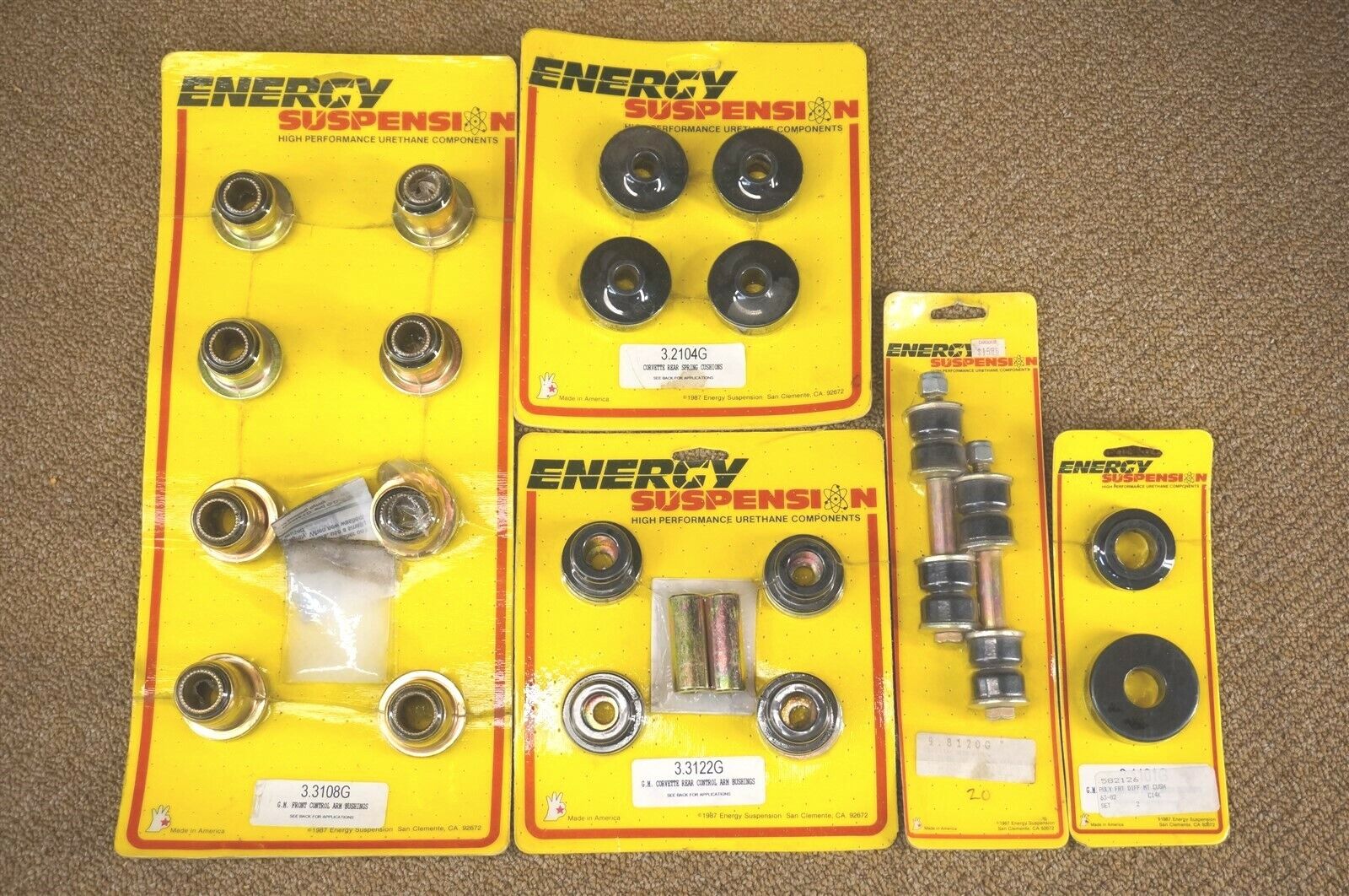 Energy Suspension Differential Bushings 63-82 Corvette 3.1101G Energy Suspension Differential Bushings 63-82 Corvette 3.1101G