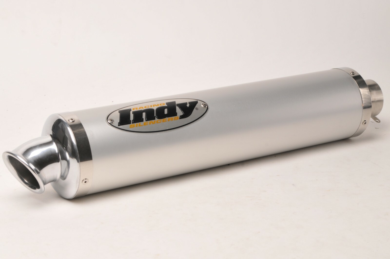 NEW Mig Indy Exhaust IDY-SR3AL Silver Alum Muffler Silencer