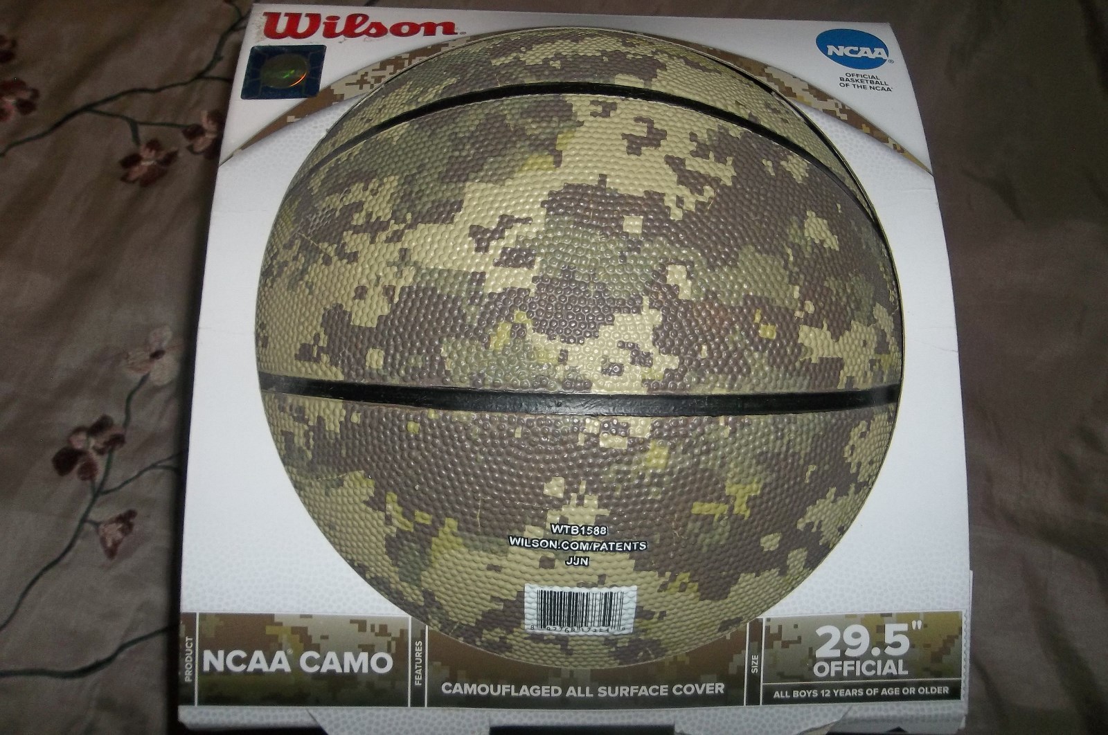 NEW Wilson NCAA Camo 29.5 Inches Basketball