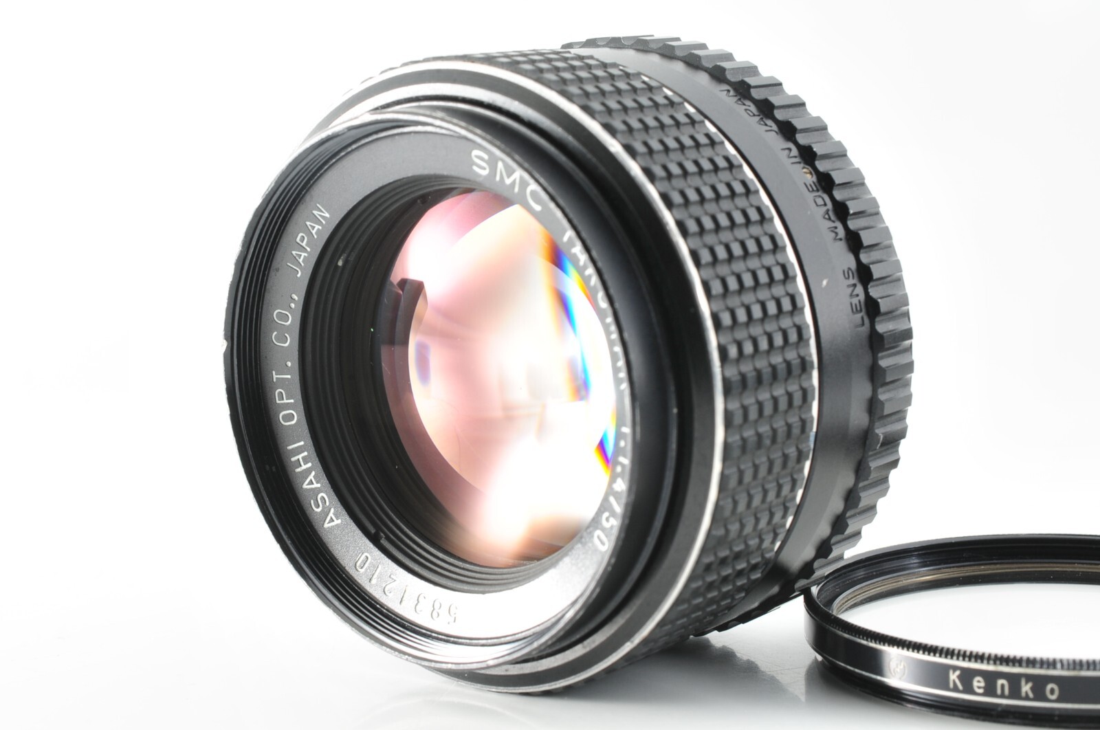 ★美品★ASAHI OPT. SMC TAKUMAR 50mm F1.4 Asahi Pentax SMC Takumar 50mm F1.4 MF Lens Free Shipping