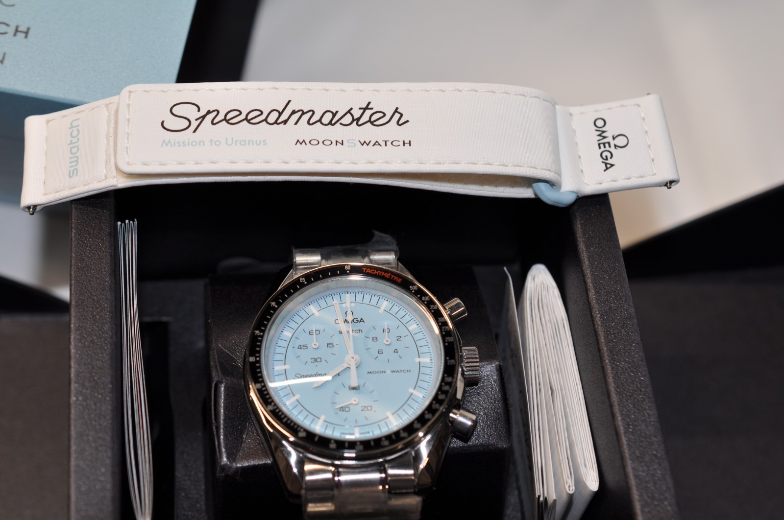 【美品】Swatch Omega Mission to Uranus Swatch x OMEGA MoonSwatch Collection: Mission to Uranus