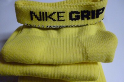NEW Nike Grip OREGON DUCKS FOOTBALL Team Issued SOCKS Yellow Size XL over-calf