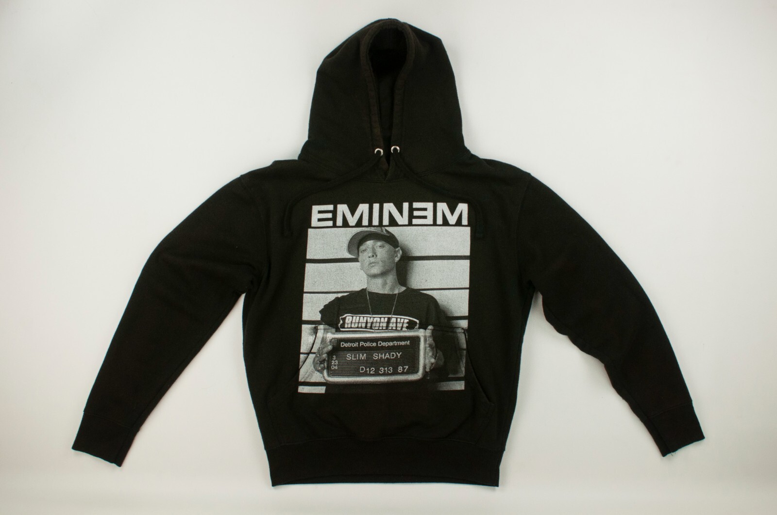 Vintage Eminem Slim Shady Runyon Ave D12 Hoodie Black Size S