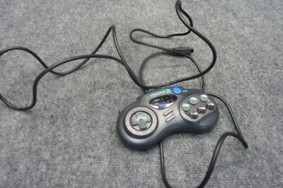 Wired InterAct SG Propad 2 Sega Genesis 6 Button Controller Black SV-439