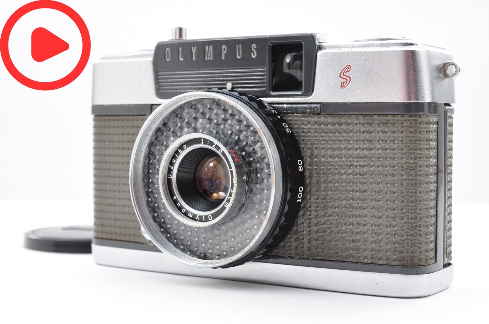 Olympus Pen EE-S 30mm f2.8 lens Half-size film camera From