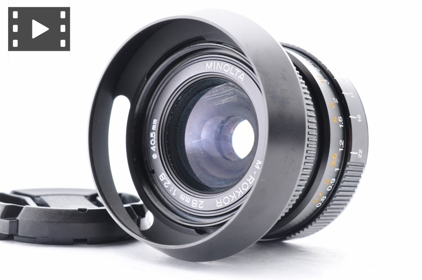 Exc+5] Minolta M-ROKKOR 28mm f/2.8 Lens Leica CL CLE M Mount From