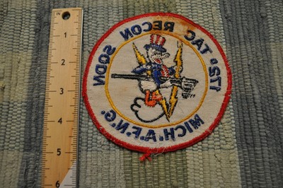 USAF 172nd Tactical Recon Squadron 172d TRS Tac RB-57 patch MICH A.F.N.G ANG
