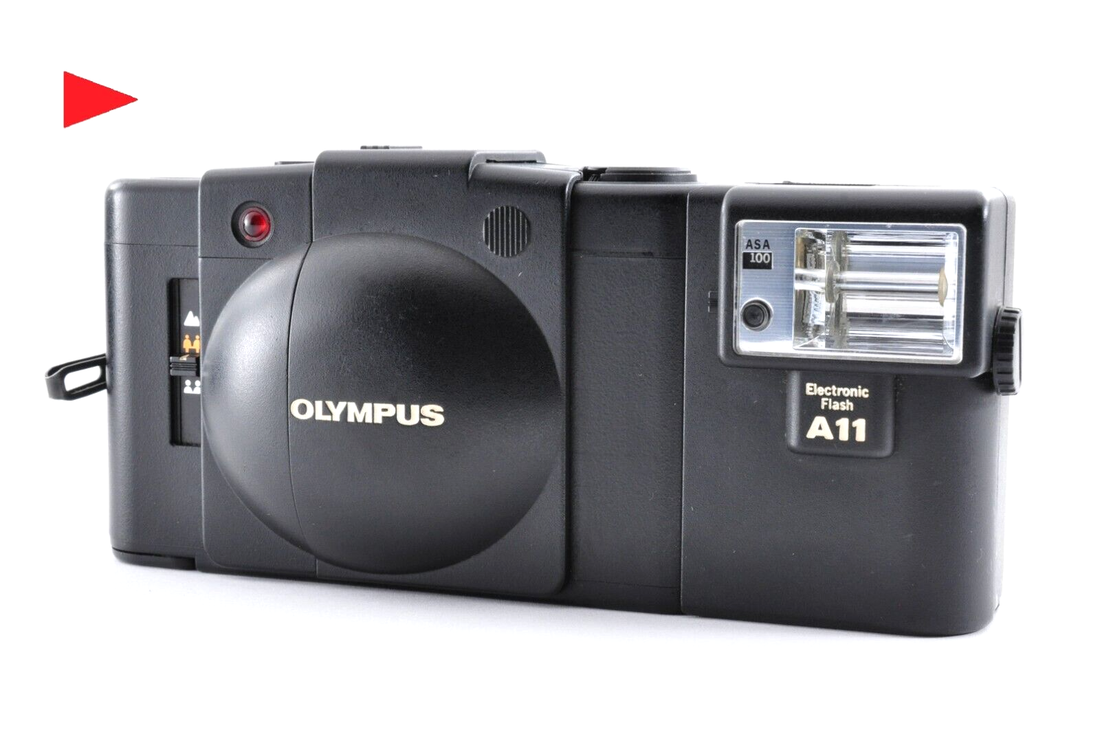 Olympus XA2 Point & Shoot Film Camera w/A11 Flash [Near Mint Olympus XA2 Point & Shoot Film Camera w/A11 Flash [Near Mint