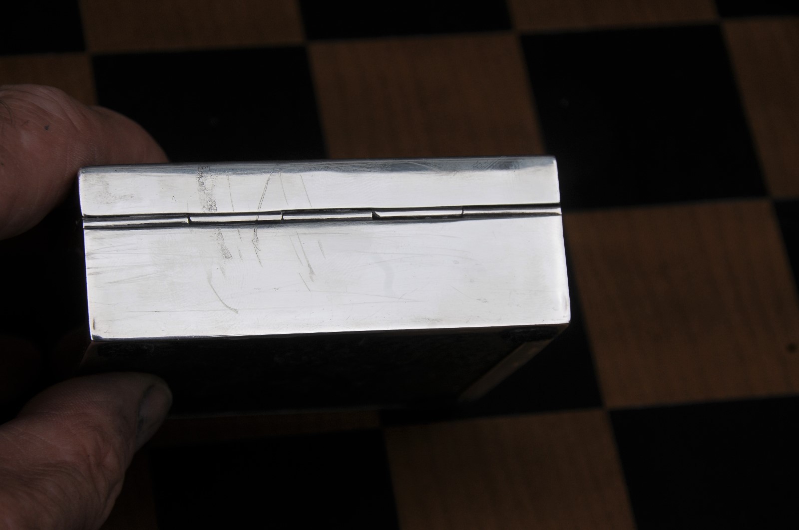 Lovely Vintage HALLMARKED STERLING SILVER jewlery box 220 g