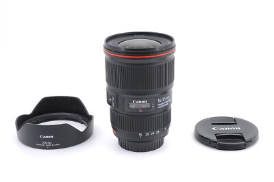Canon EF 16-35mm f/4 L IS USM Lens + Hood [Near Mint] from Japan #L2711
